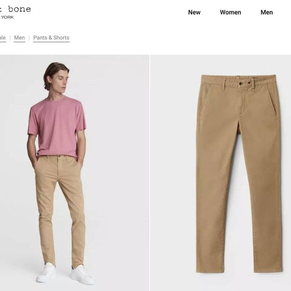 Rag & Bone | Fit 1 Stretch Twill Chino Pant - Picture 2 of 4